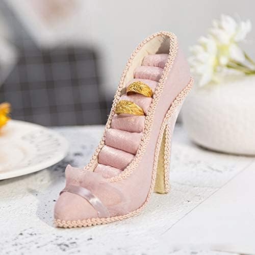 Fashion jewelry display rack, high-heeled shoe-shaped ring rack, display stand