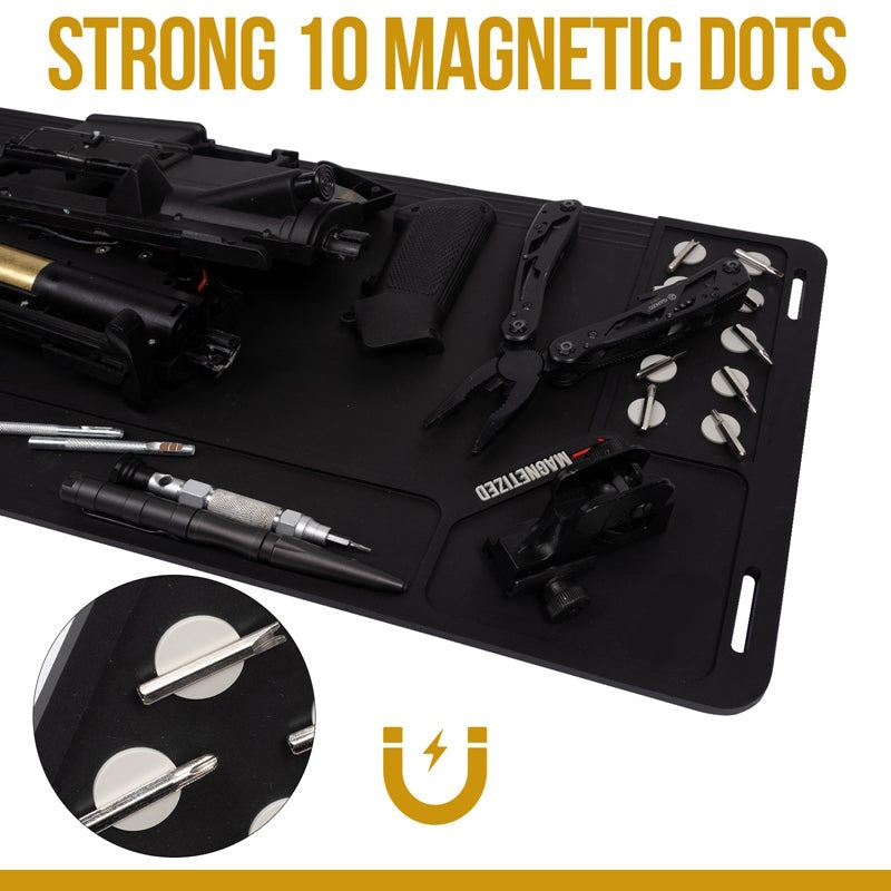 Industrial-Grade Magnetic Bench Mat – Zero-Slip Chemical-Proof Station for Elite Gear Restorations
