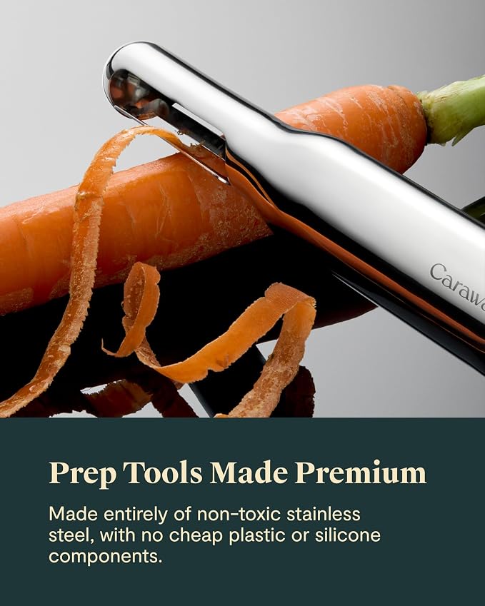 5-Piece Stainless Steel Kitchen Gadget Set with Storage Organizer