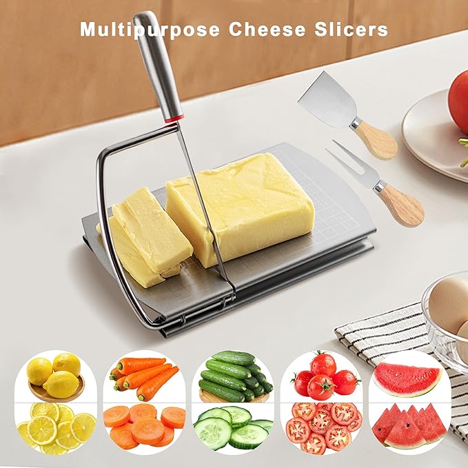 Cheese Slicer with Cutting Board