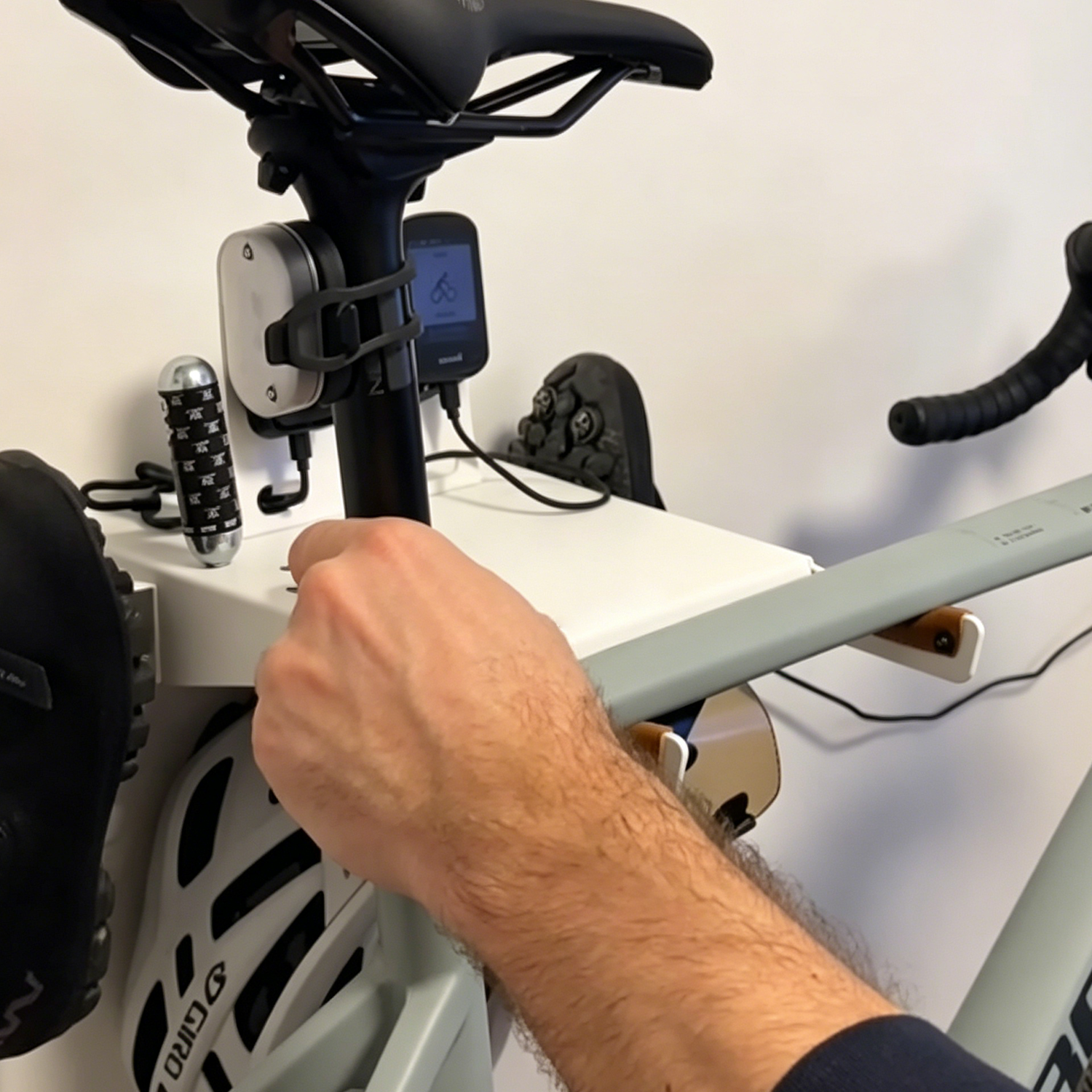 Adjustable Wall-Mounted Bike Rack – Modular Cycling Storage System