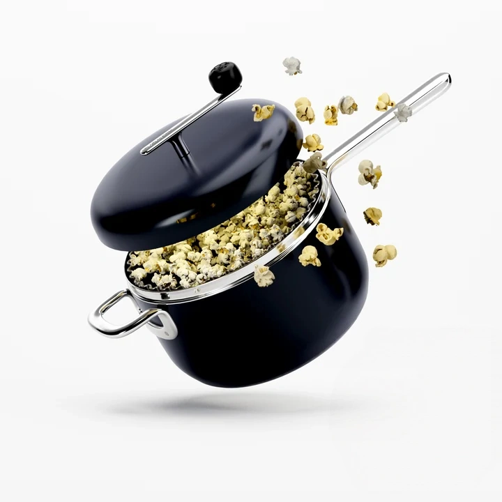 Modern Stovetop Popcorn Popper