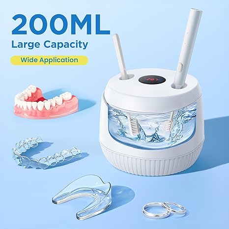 🦷 Ultrasonic Dental & Retainer Cleaner – Deep Cleaning Machine