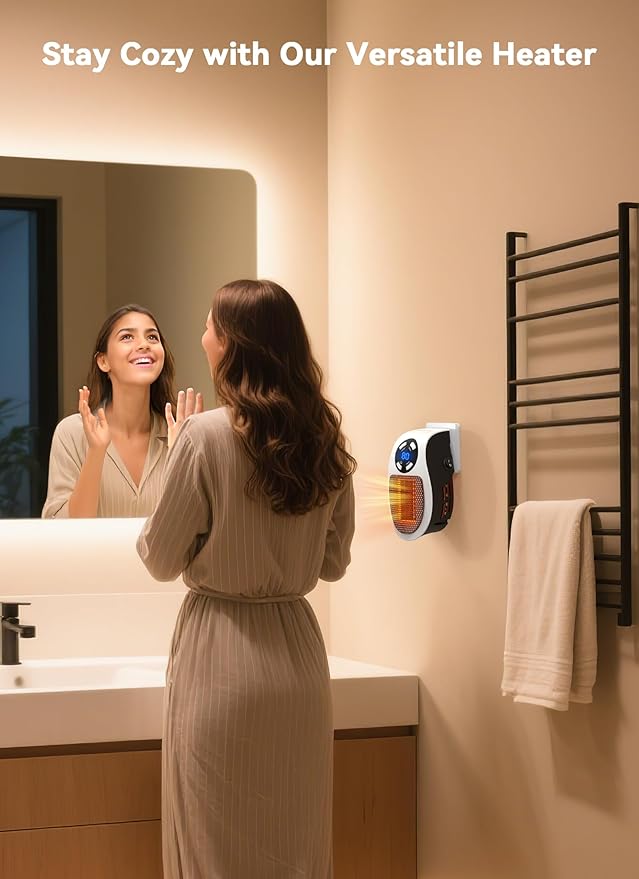 🔥 Plug-In Electric Adjustable Heater