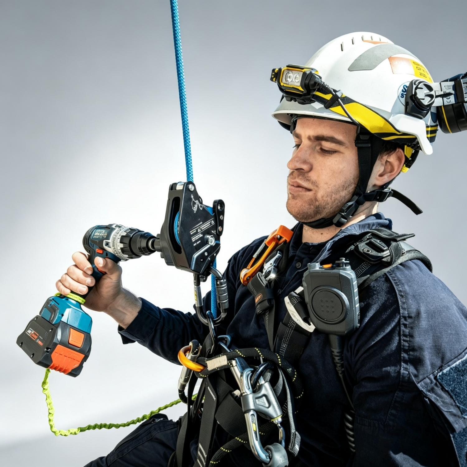 Drill Winch – 200kg Capacity for Height Work