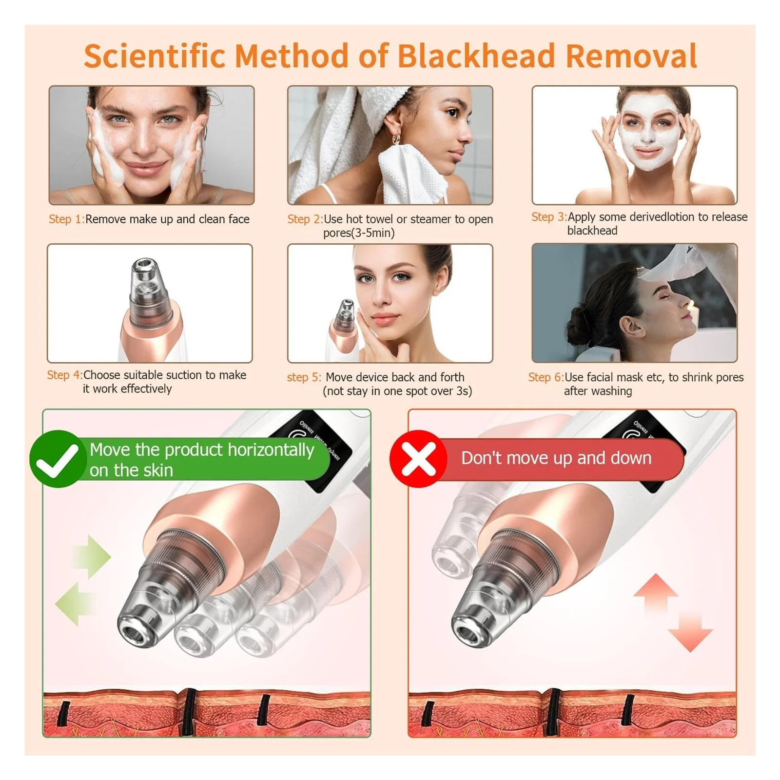 🧖♀️ USB Rechargeable Pore Vacuum Blackhead Remover