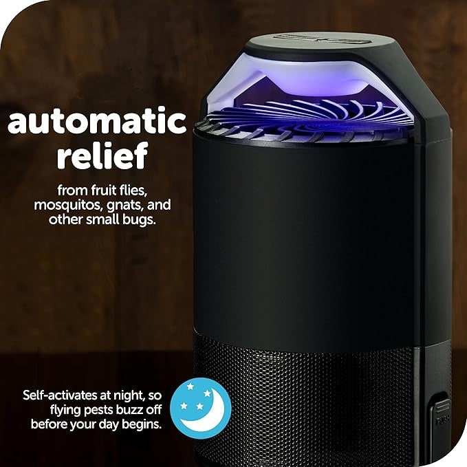 Intelligent Indoor Flying Insect Terminal with Triple-Action Non-Toxic Trap & Automated Ambient Sensor