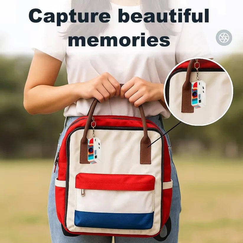 Ultra-Mini Keychain Camera – 1080P HD Wearable Action Cam with 0.96 Inch LCD