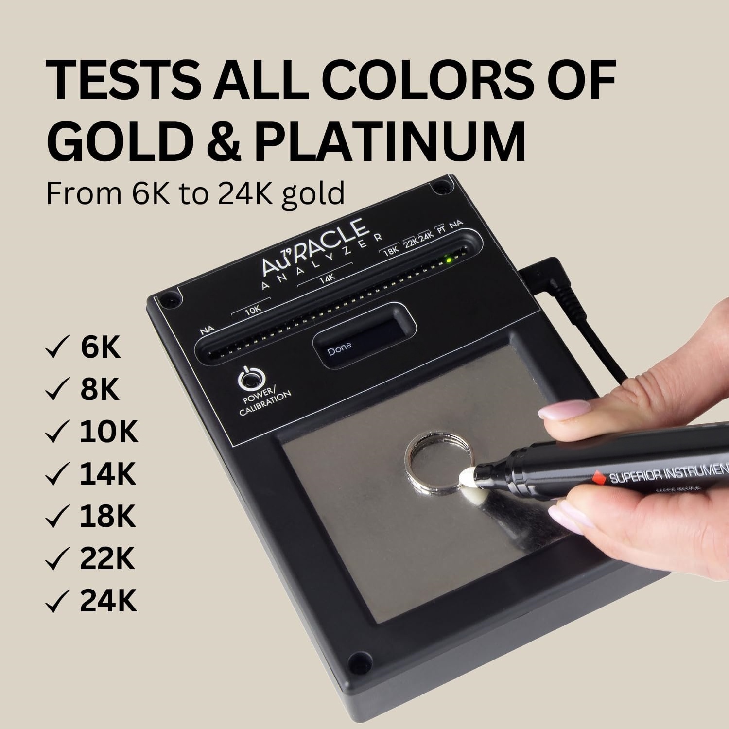 Auracle Analyzer – Gold & Platinum Electronic Tester
