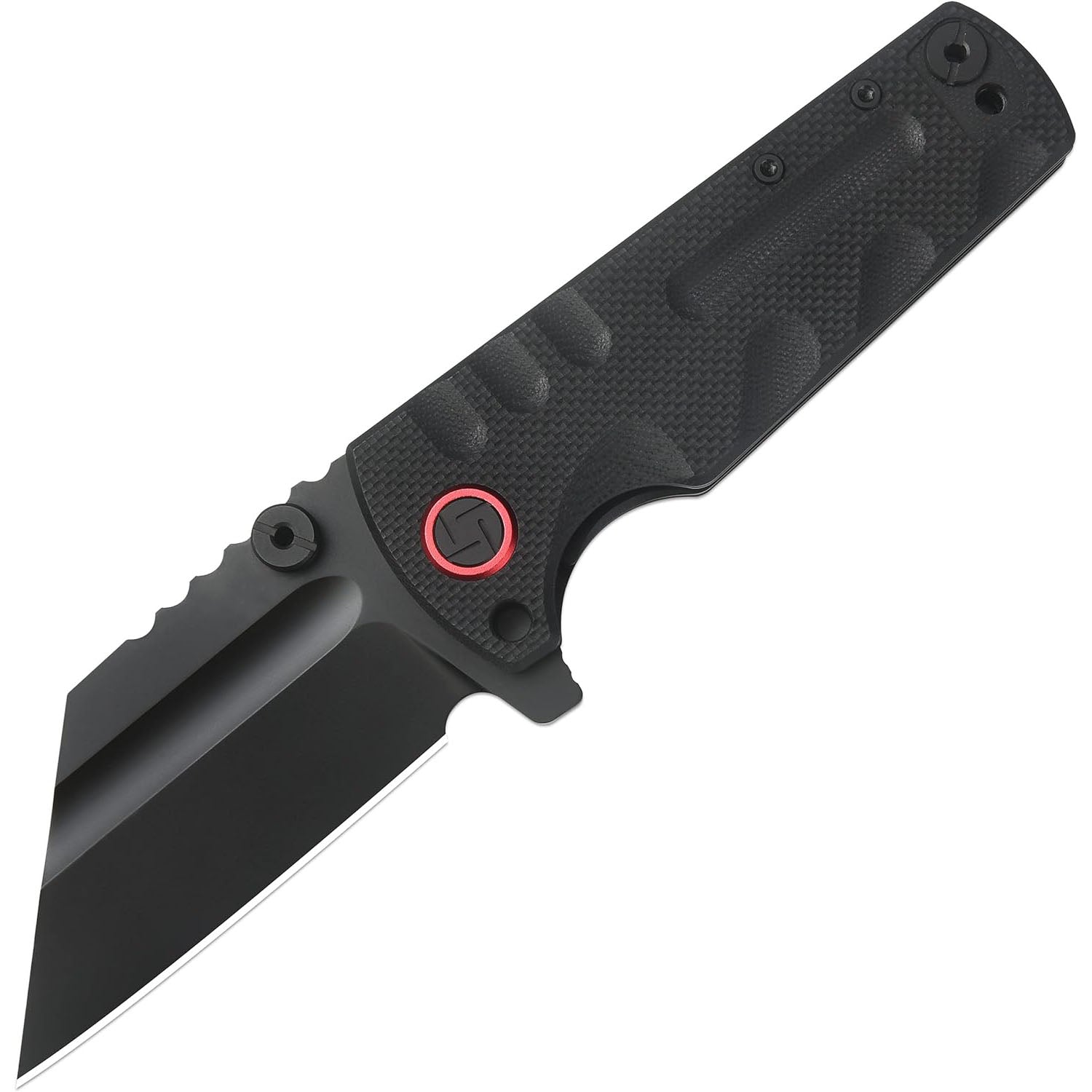 Tactical Folding Pocket Knife with Steel Black PVD Coated Blade
