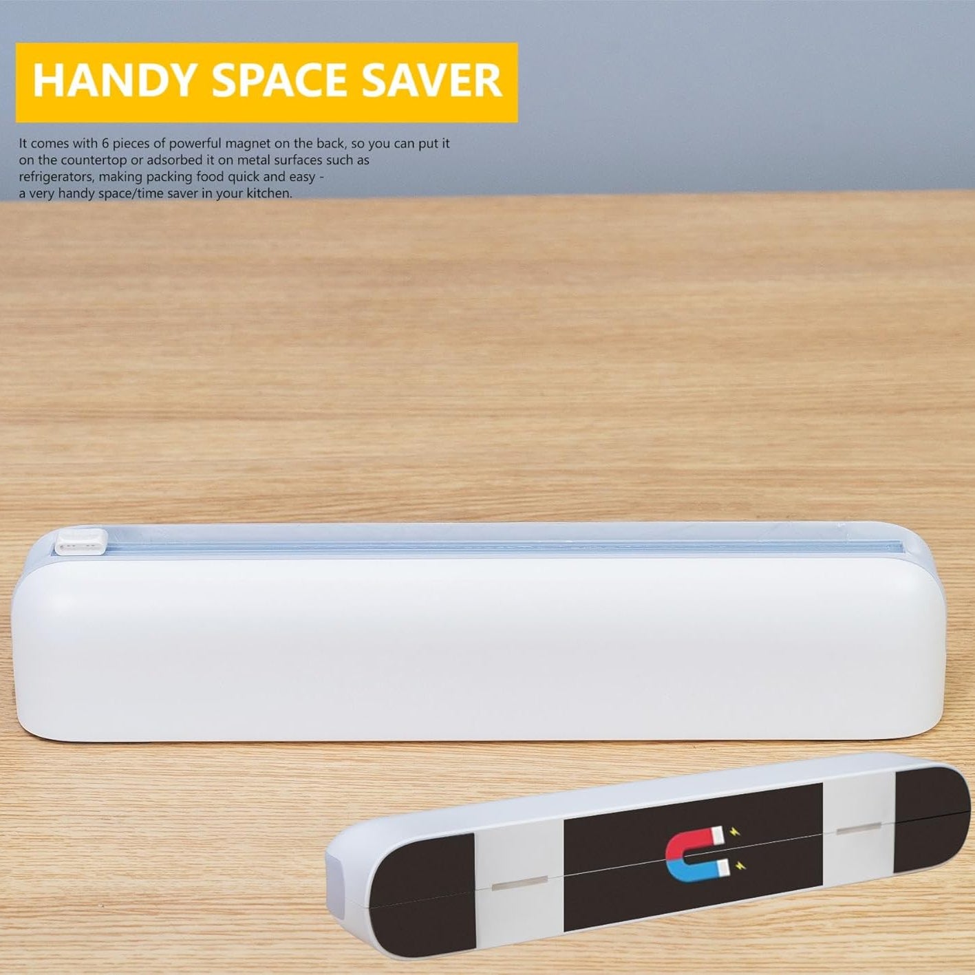 Aluminum Foil & Plastic Wrap Dispenser with Cutter