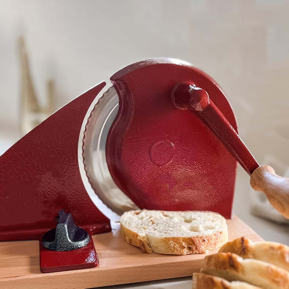 Manual Bread Slicer – Classic Hand Crank Home Bread Slicer