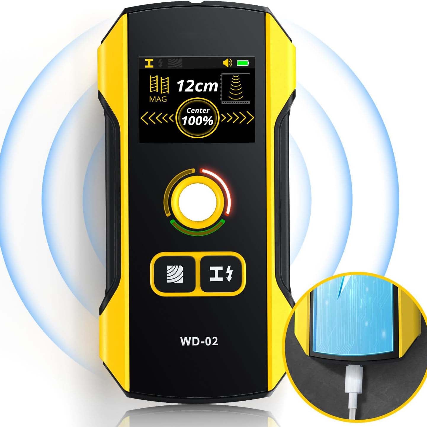 Premium Wall Scanner Stud Finder – Electronic Wall Stud Detector for Wood & Metal Studs