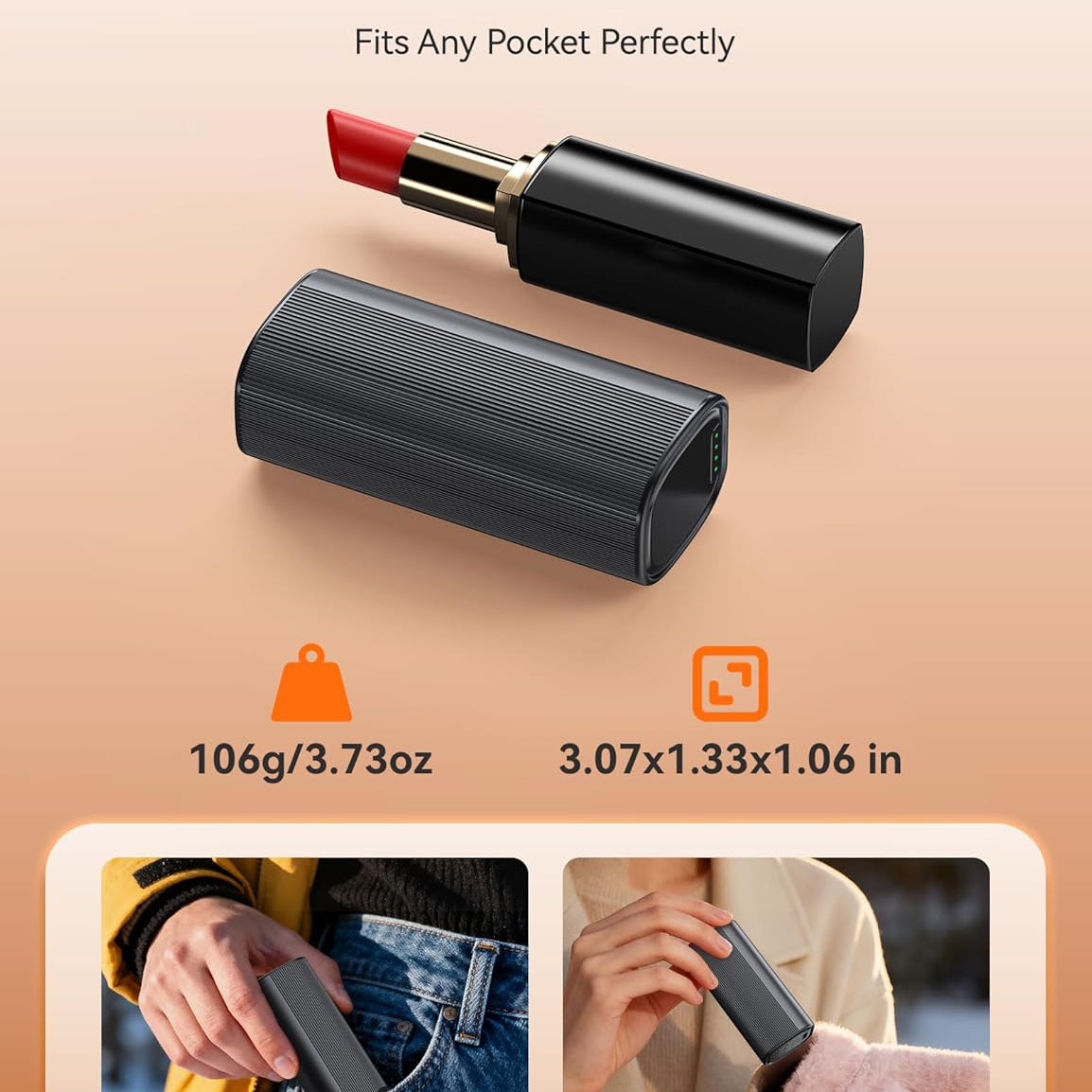 Rechargeable Hand Warmers 2-Pack