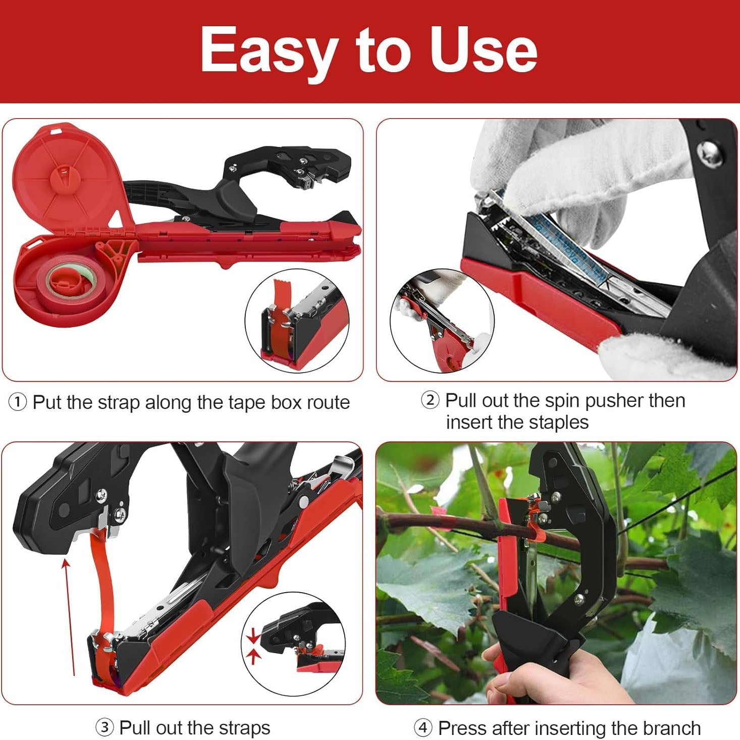 Upgraded Garden Plant Tying Machine Tool Set