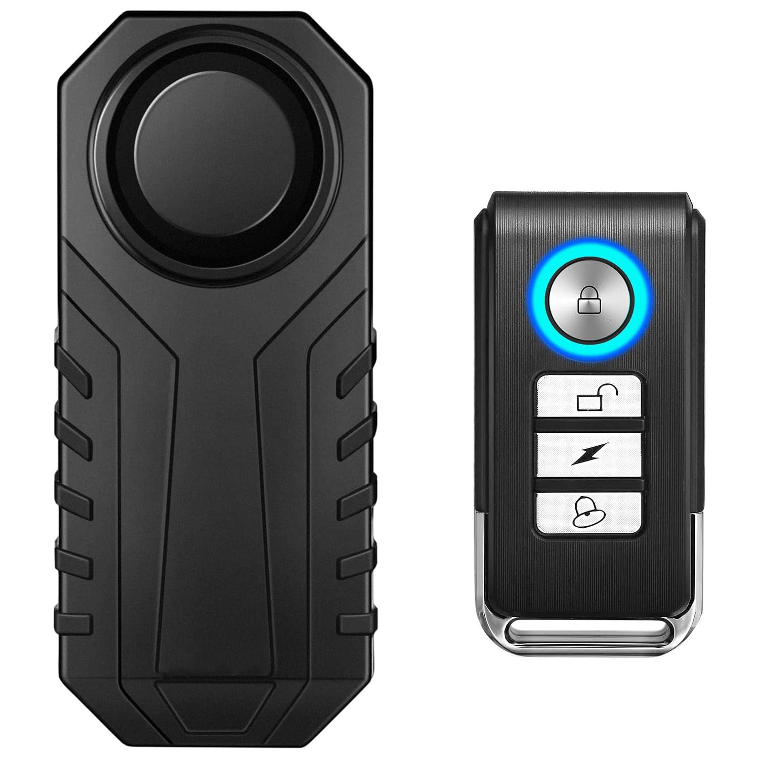 113dB Vibration Triggered Anti-Theft Bicycle Alarm with Waterproof Design, Adjustable Sensitivity