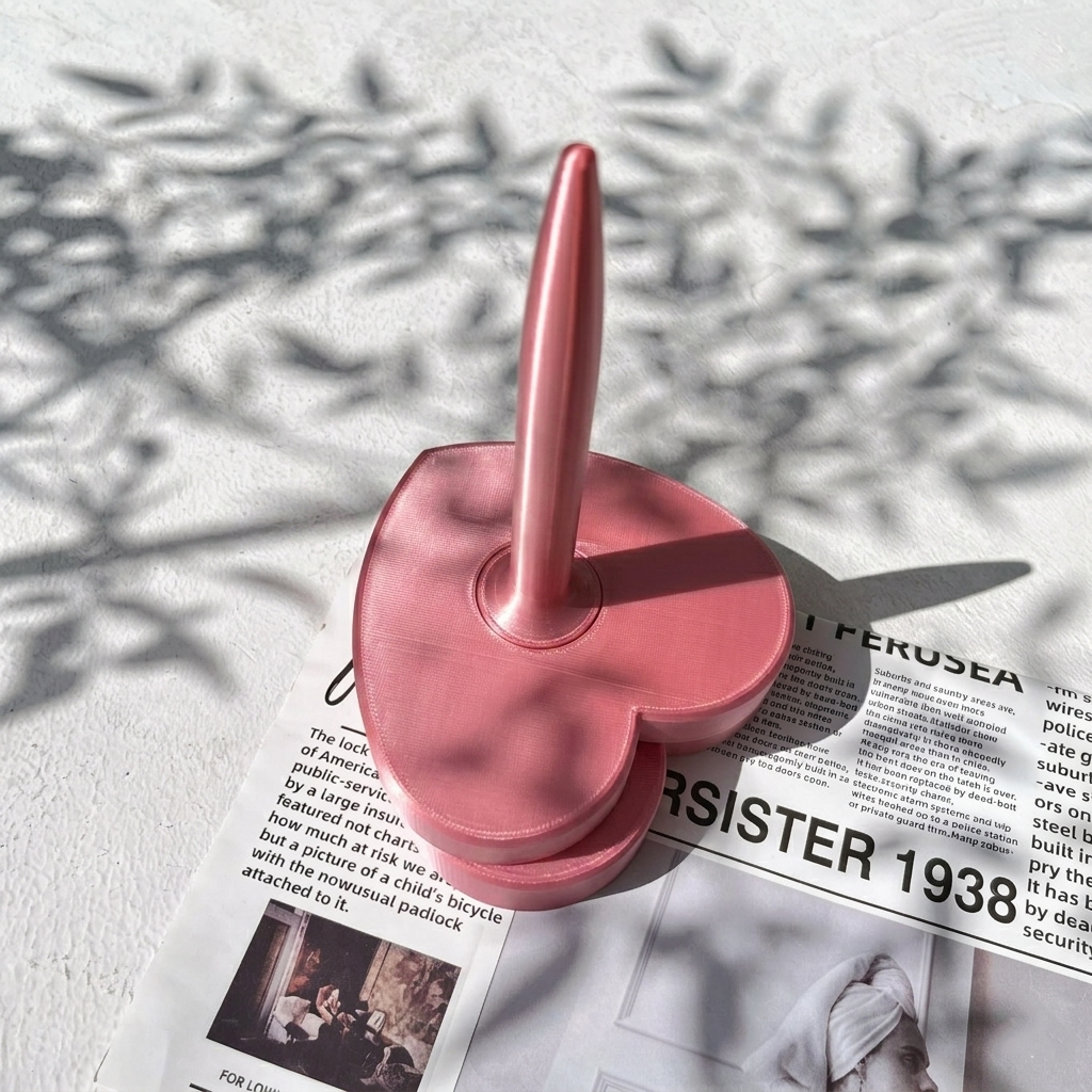 Premium 3D-Printed Shiny Yarn Spinner – Ultra-Smooth Portable Skein Holder for Mess-Free Crochet