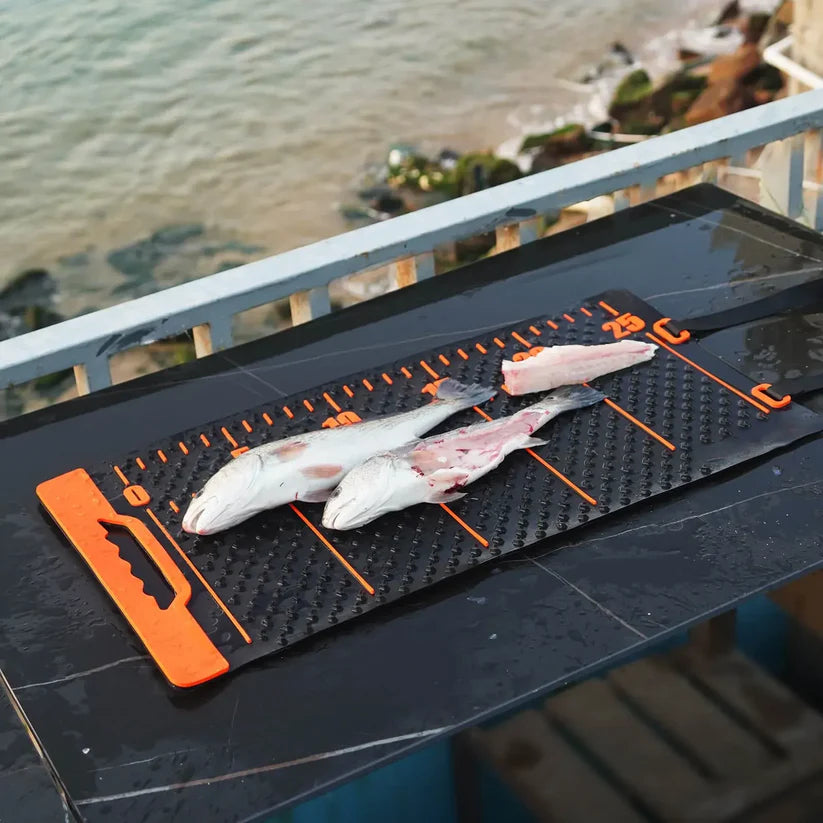 Portable Fish Fillet Roll Mat – Non-Slip Surface for Filleting, Measuring & Slicing