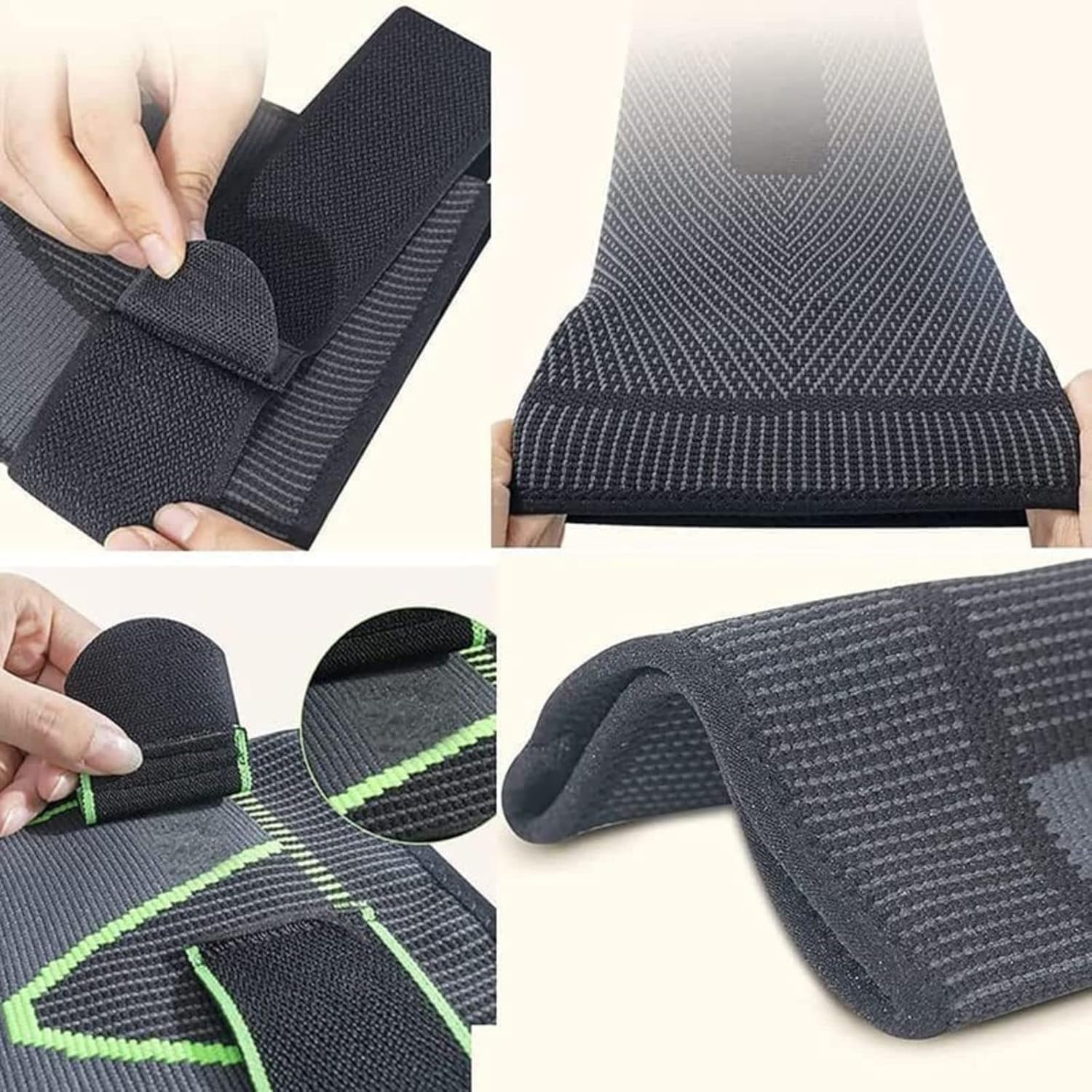 Leg Warmer Sleeves – Elastic Fabric, One Size Fits Most – Artemisia Self-Heating Shaping Leg Protector