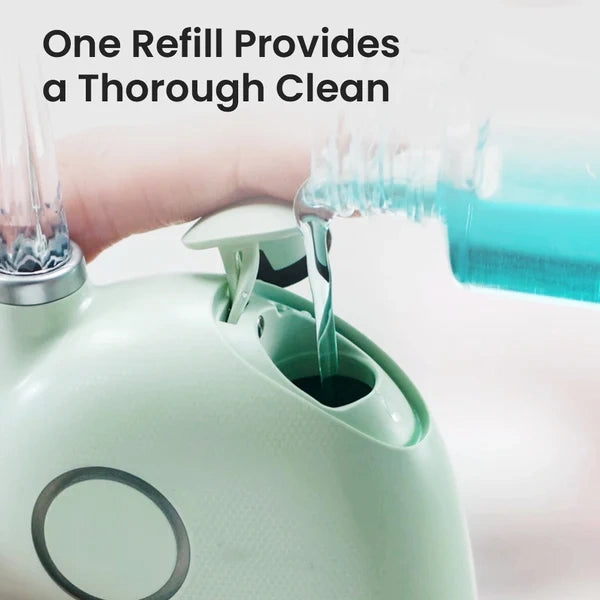 AirPump Water Flosser – Dual-Stream, Cordless, Travel-Ready