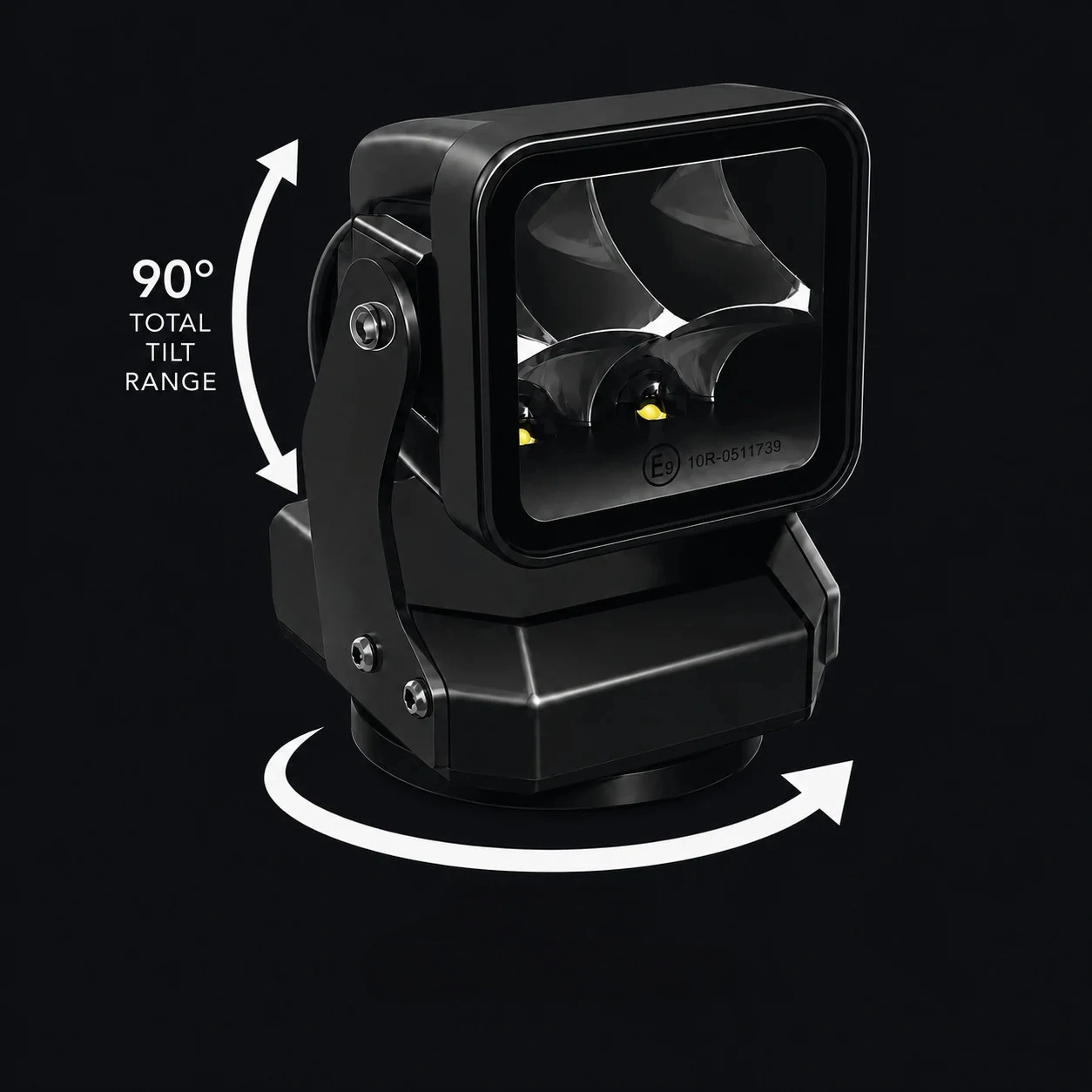 40W Rotating Light – Remote Controlled LED Work Light