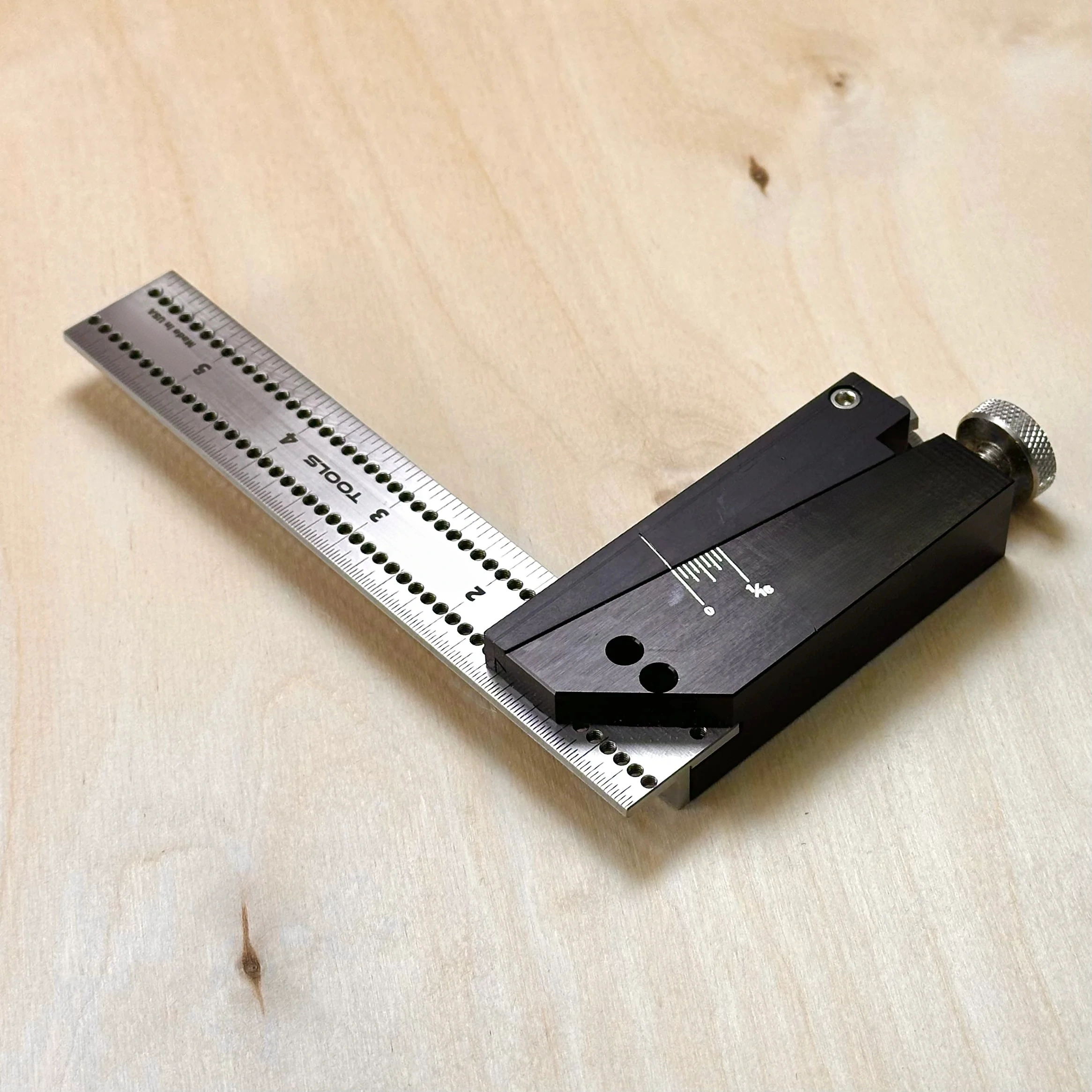 Indexing Combination Square – Premium Woodworking Layout Tool