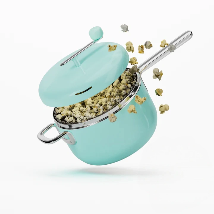 Modern Stovetop Popcorn Popper