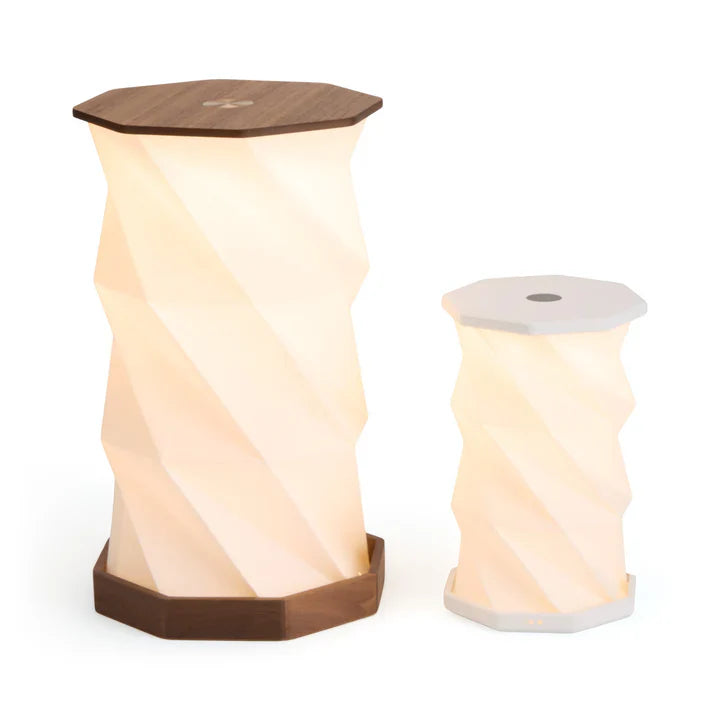 Twist Hexagon Portable Table Lamp – Foldable, USB-C Rechargeable, Adjustable Height