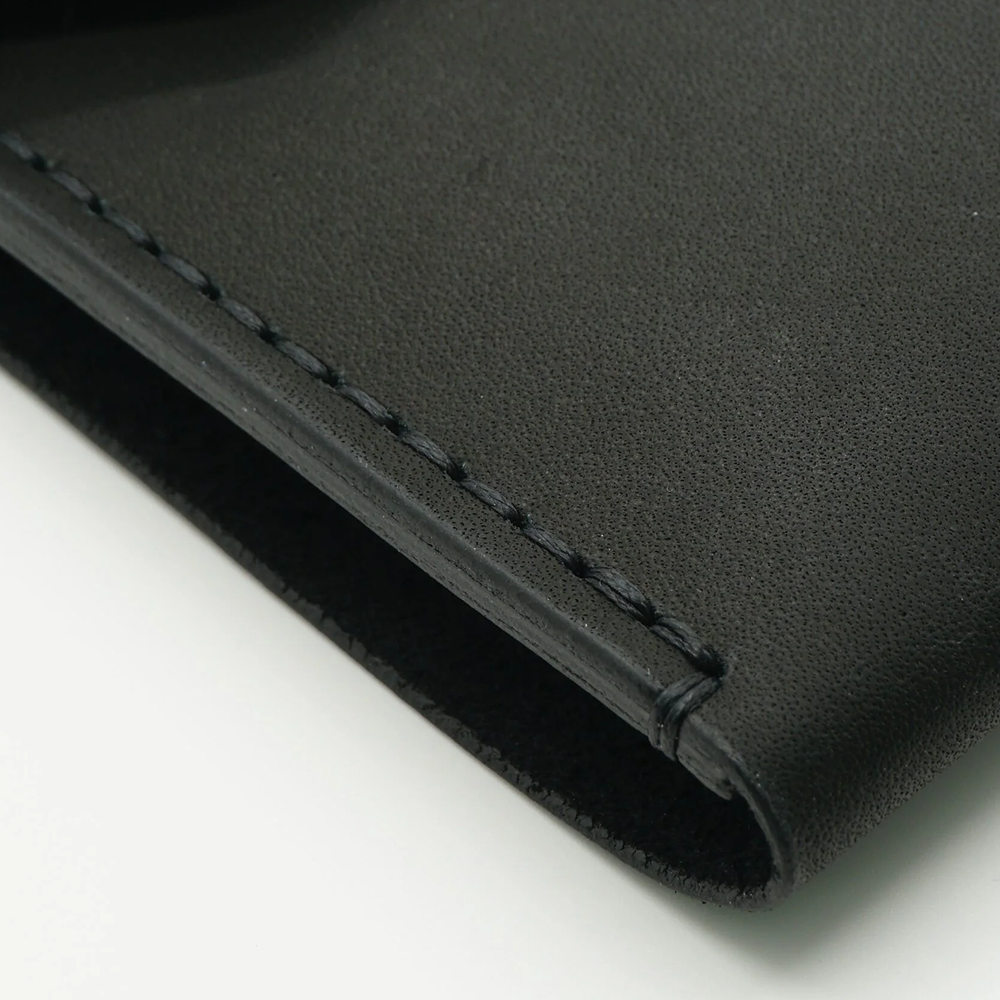 Wallet - Foldable, genuine leather, double magnetic clasp design