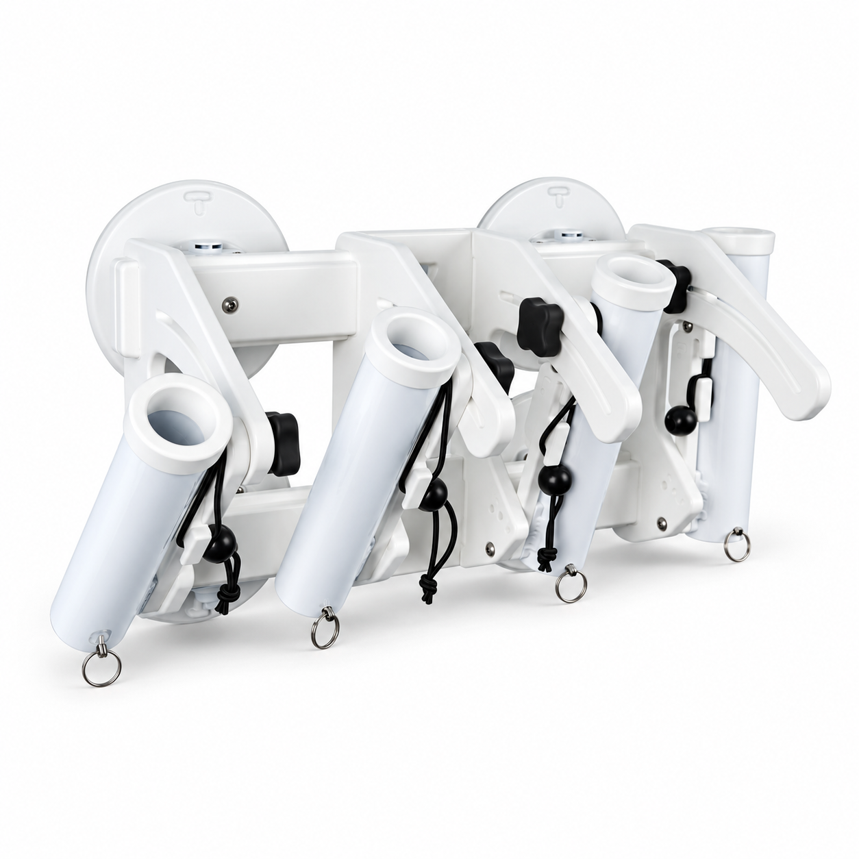 TideTrek R4 — Adjustable Vacuum-Mount Fishing Rod Rack