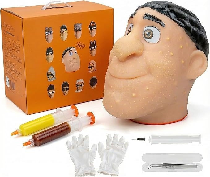 Silicone Pimple Squeezing Stress Relief Toy for Skin-Picking & Compulsive Popping Anxiety