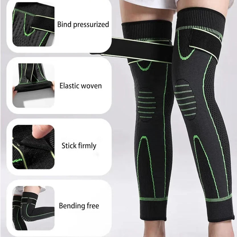 Leg Warmer Sleeves – Elastic Fabric, One Size Fits Most – Artemisia Self-Heating Shaping Leg Protector