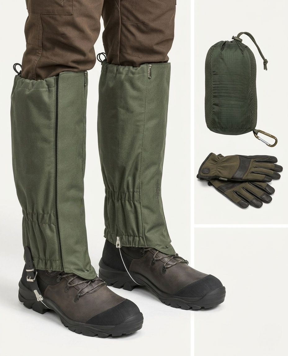 Anti-Debris Heavy-Duty Leg Gaiters: Water-Resistant Mud Guard for Trail Adventurers