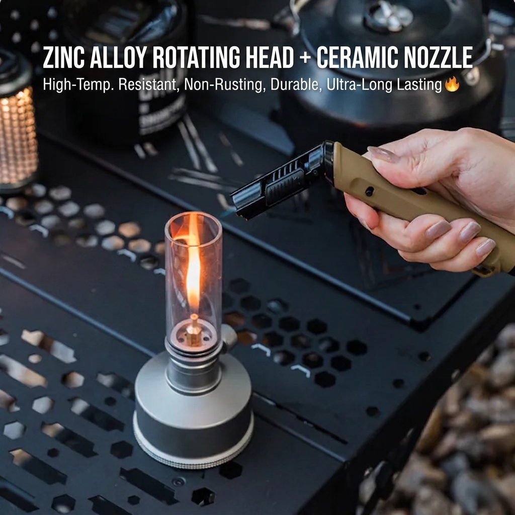 Ultra-Portable Zinc Alloy Precision Torch: Sleek Telescopic Pocket Igniter with Visible Fuel Window