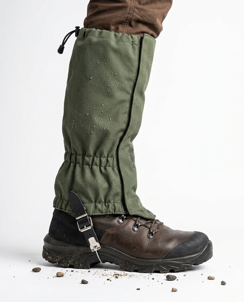 Anti-Debris Heavy-Duty Leg Gaiters: Water-Resistant Mud Guard for Trail Adventurers
