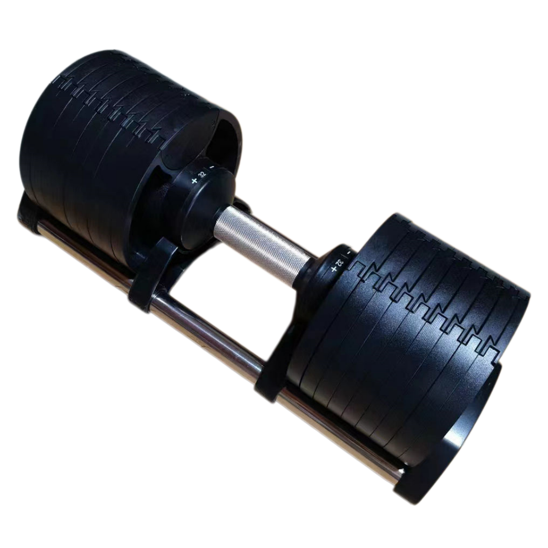 Quick-Adjust Home Strength Training Dumbbell, Adjustable Weight Set for Home Workouts & Small Spaces