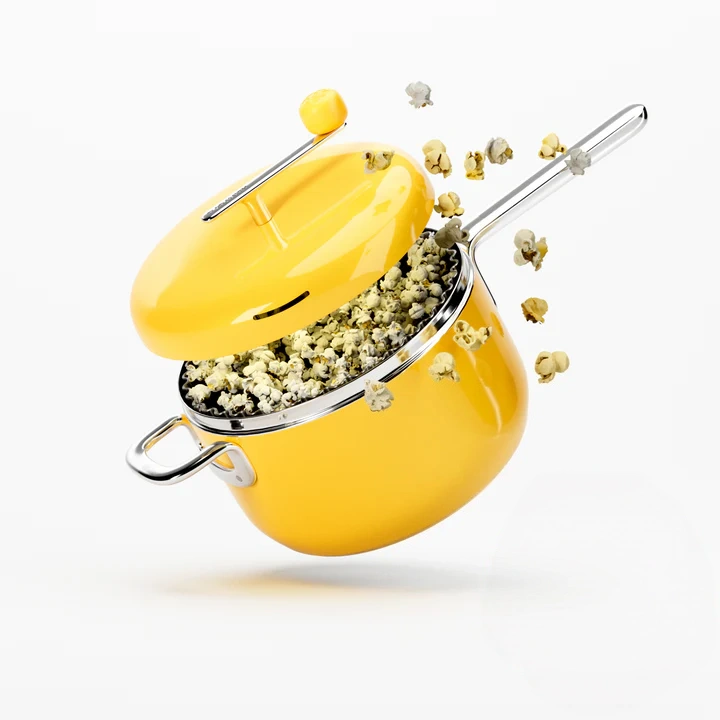 Modern Stovetop Popcorn Popper