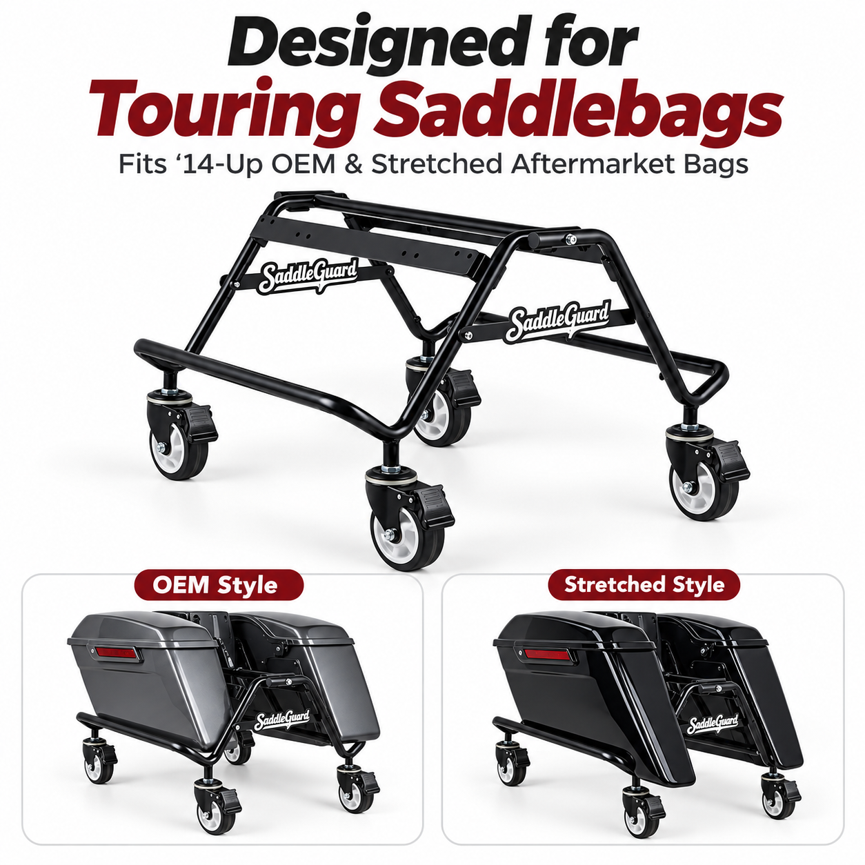 SaddleGuard Foldable Storage Stand