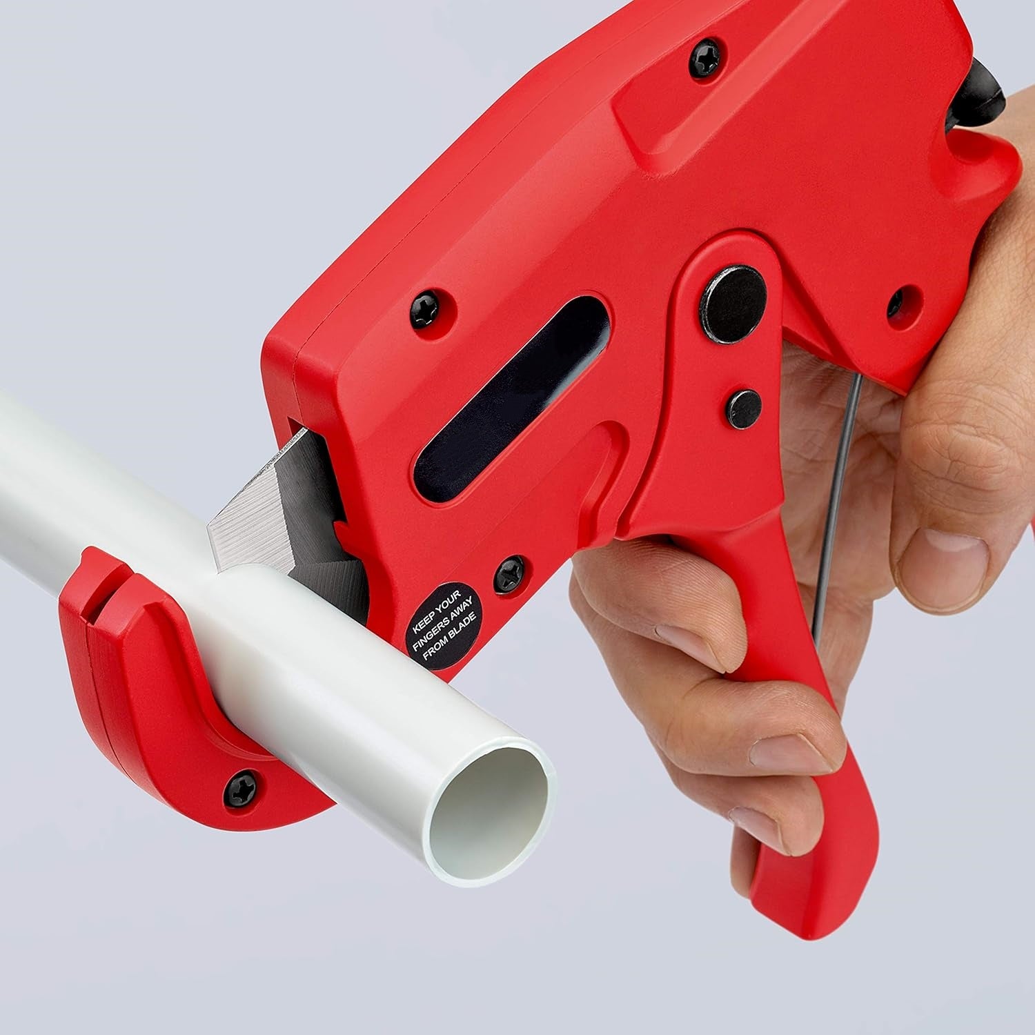 Ultimate Precision Plastic Pipe Cutter – Heavy-Duty Rubber Hose Slicer with Distortion-Free Blade Technology