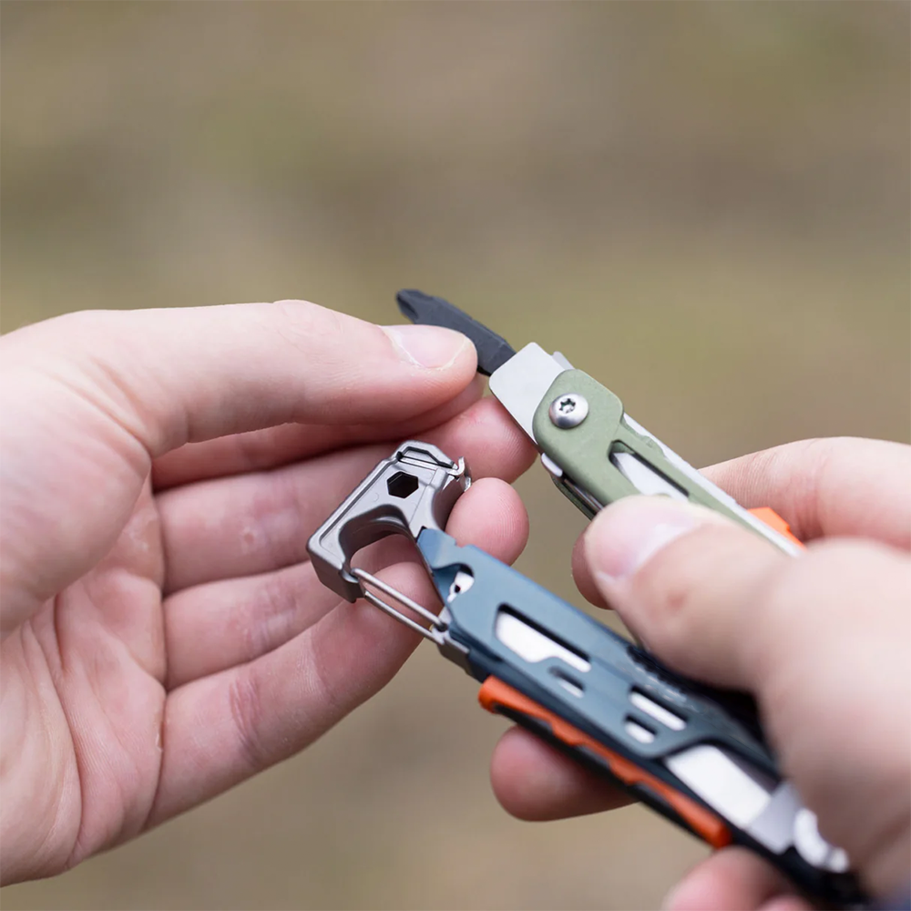 The multi-tool is 4.5 inches long and weighs 7.5 ounces