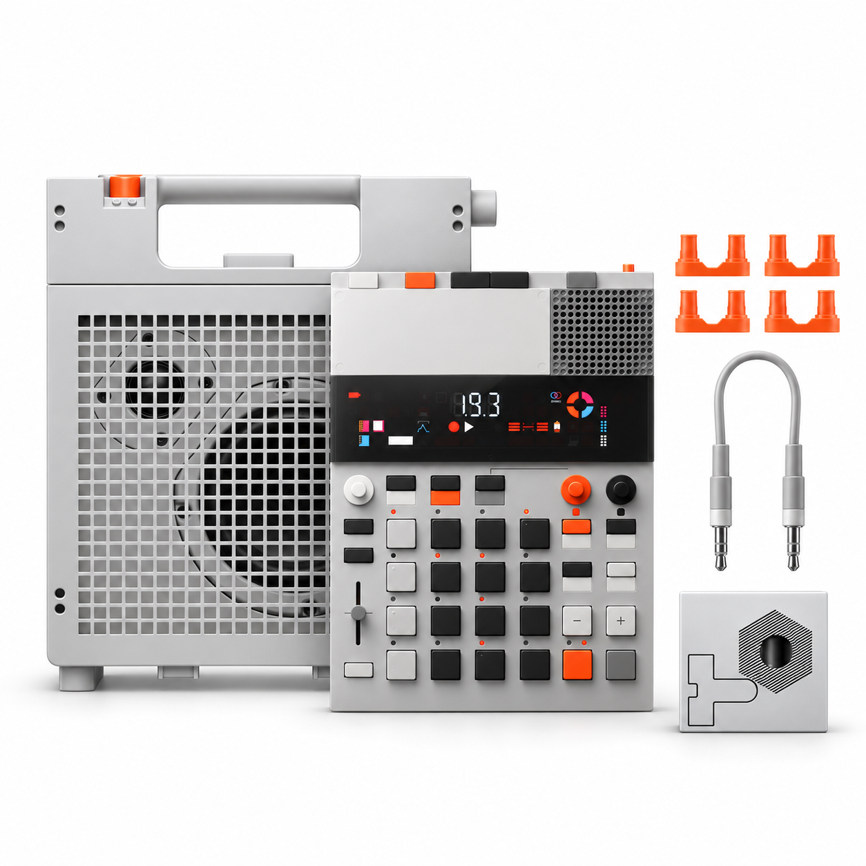 RhythmDock Duo — Portable Sampler & Amplifier Kit