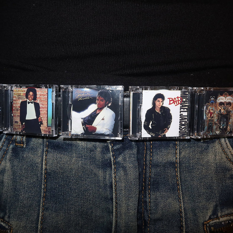 Michael Jackson CD Belt – Handcrafted from 11–13 CDs