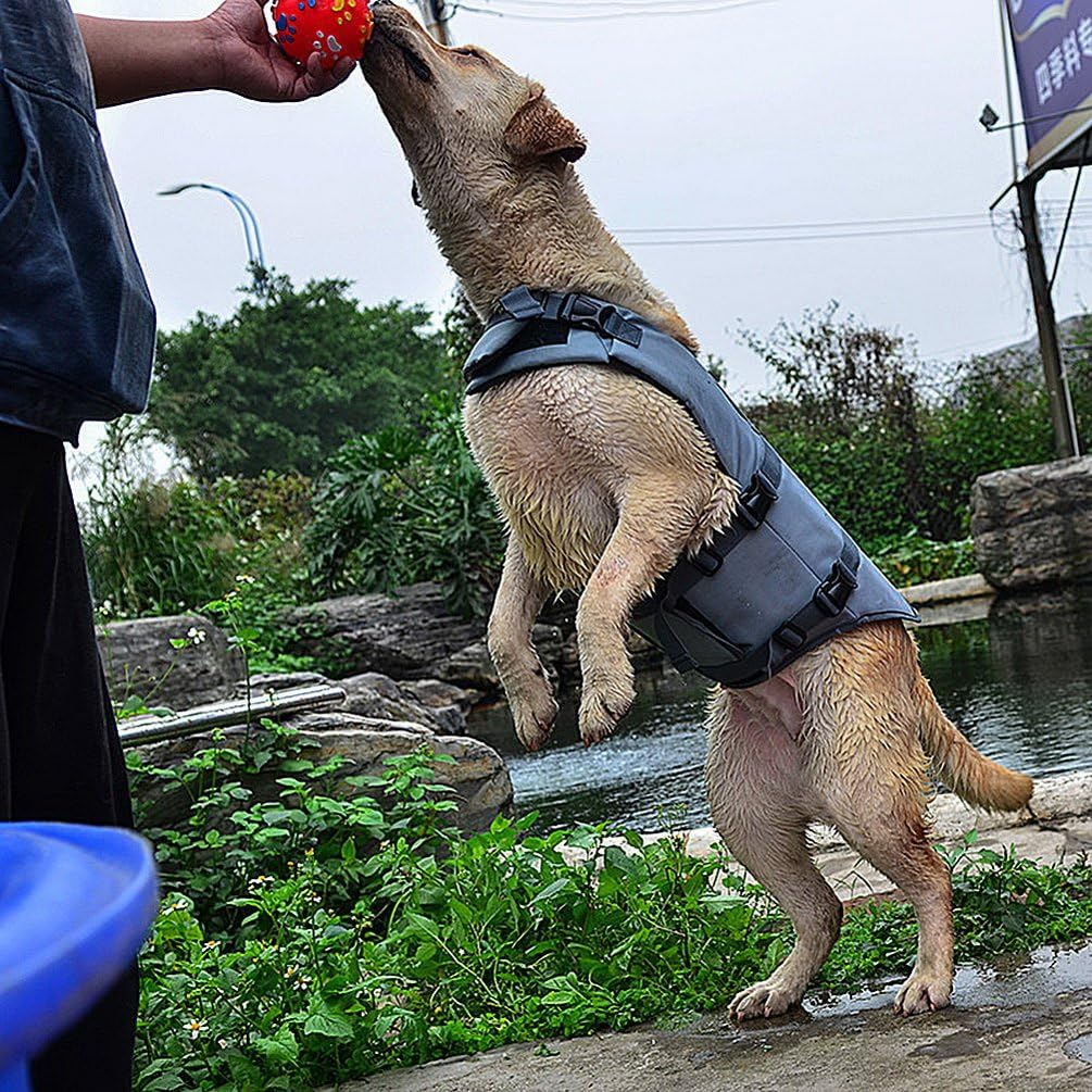 Dog Life Jacket – Reinforced Back Handle for Quick Rescue