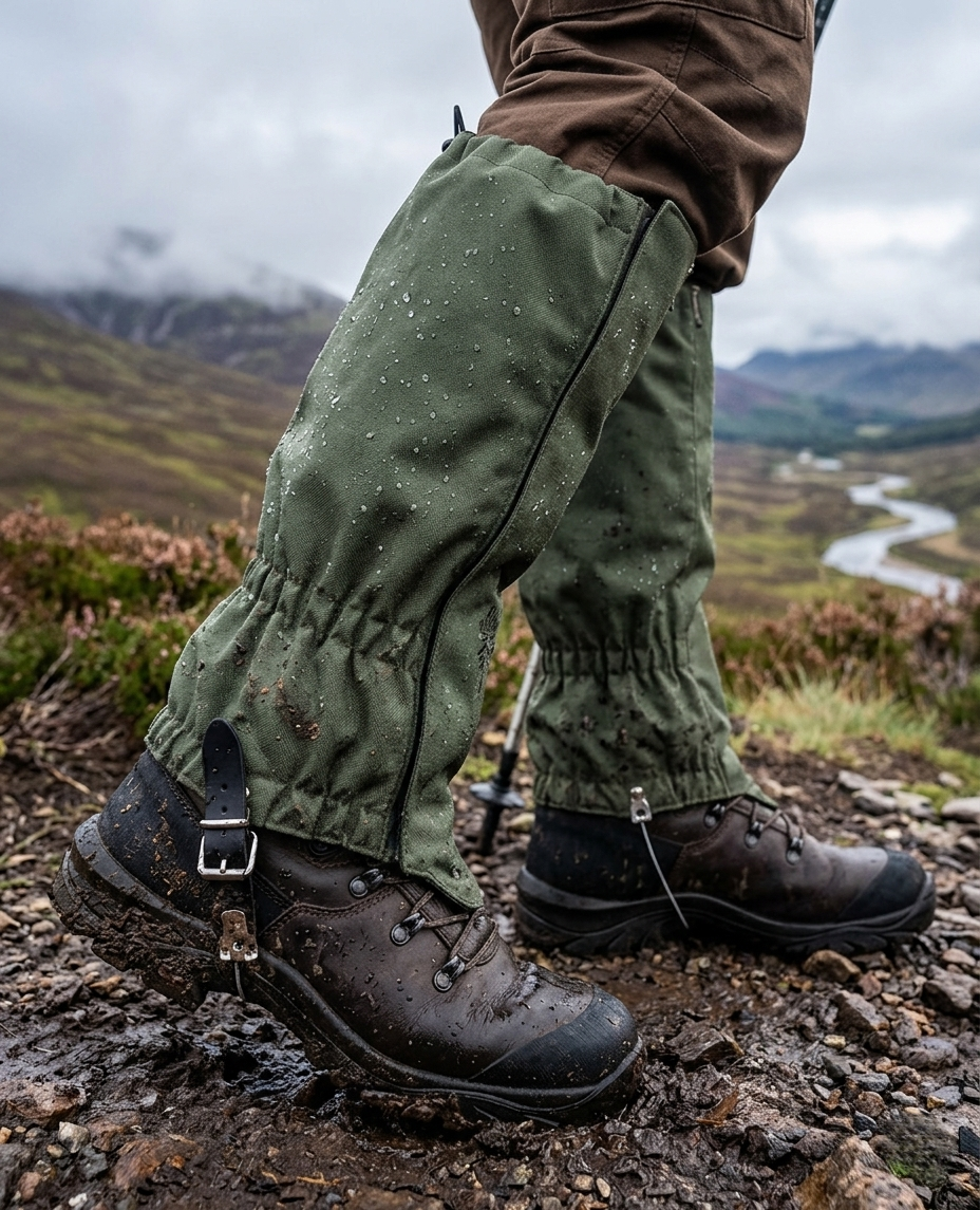 Anti-Debris Heavy-Duty Leg Gaiters: Water-Resistant Mud Guard for Trail Adventurers