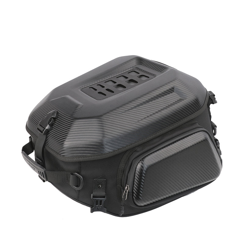 Motorcycle Tail Bag – EVA Hard Shell | Expandable 23L–35L