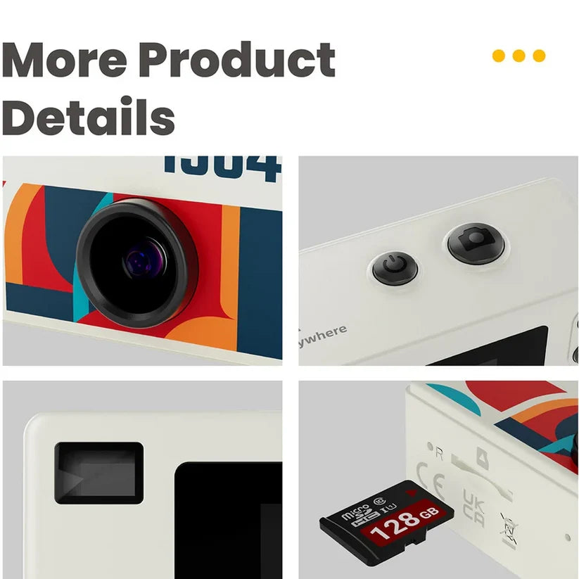 Ultra-Mini Keychain Camera – 1080P HD Wearable Action Cam with 0.96 Inch LCD