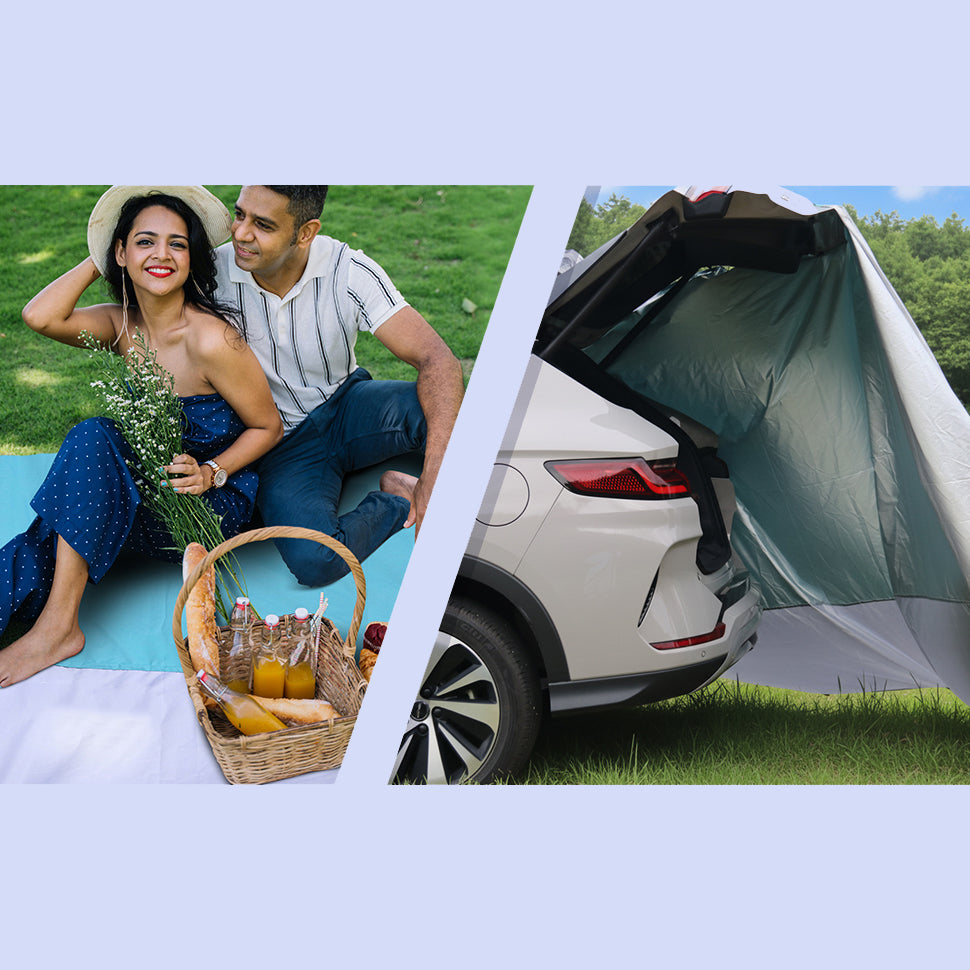 Hatchback Cargo Tent – Magnetic Changing Room for SUVs & Hatchbacks
