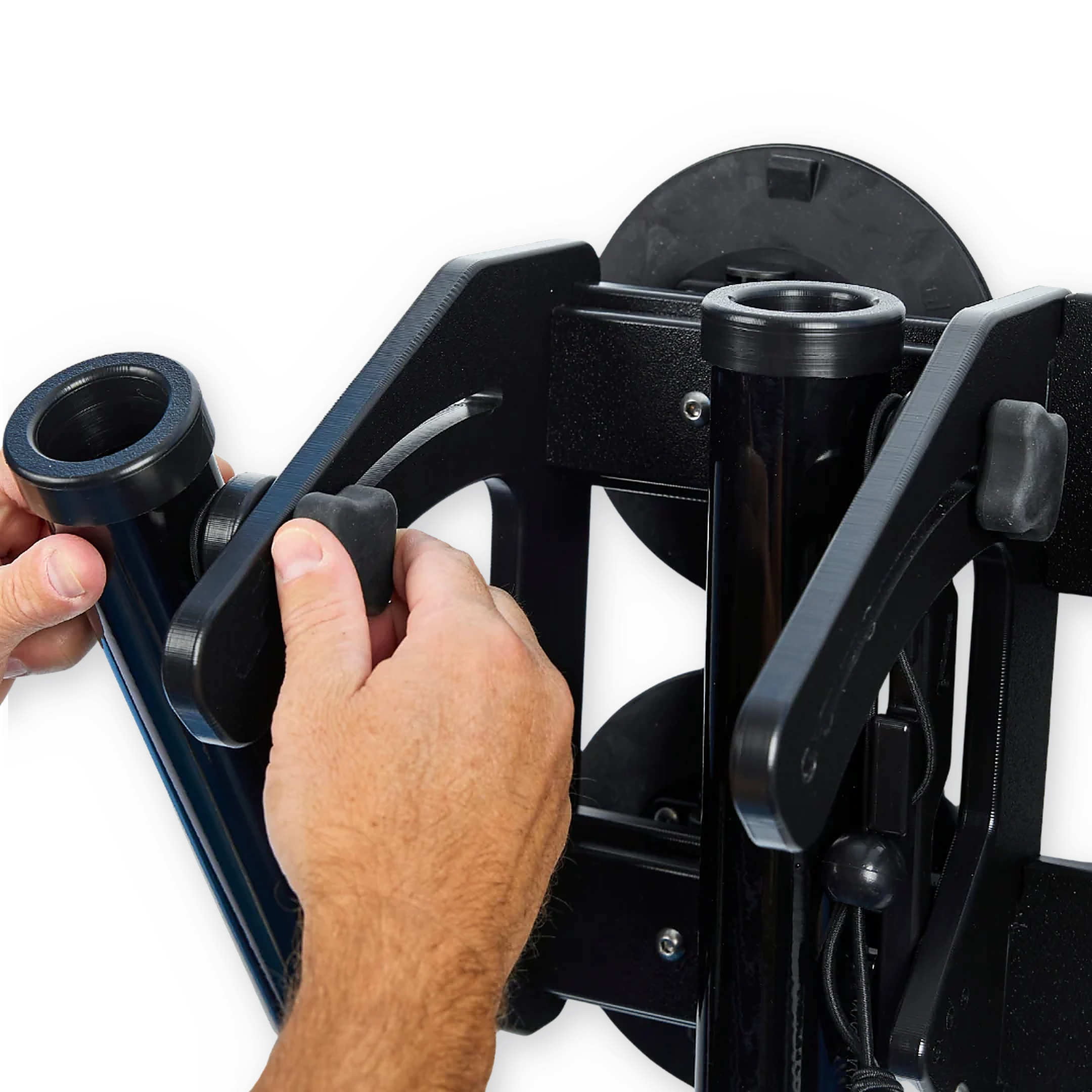 TideTrek R4 — Adjustable Vacuum-Mount Fishing Rod Rack