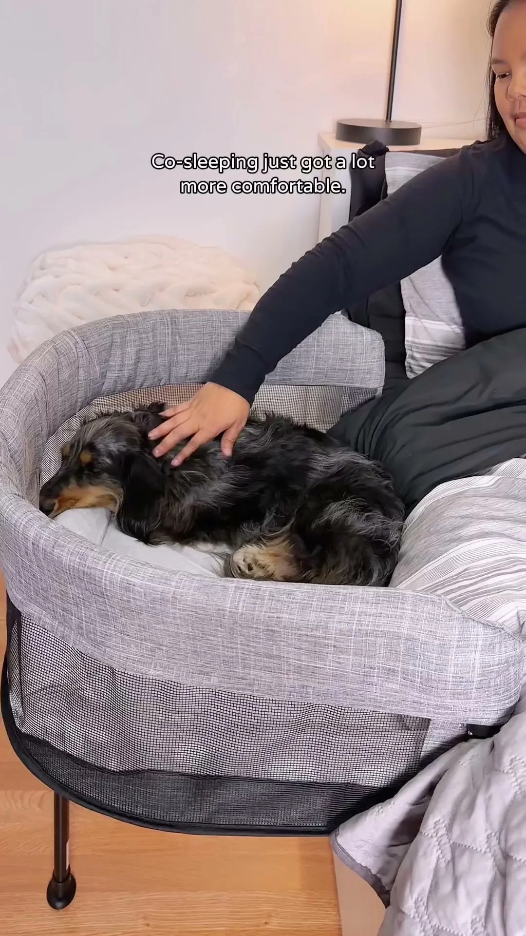 Bedside Pet Bed – Co-Sleeper for Cats & Small Dogs