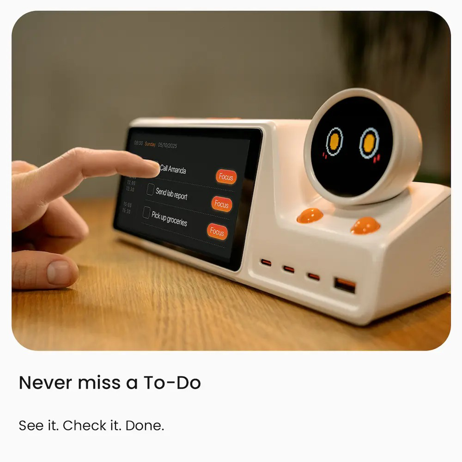 AI-Powered Desktop Calendar for Deep Focus